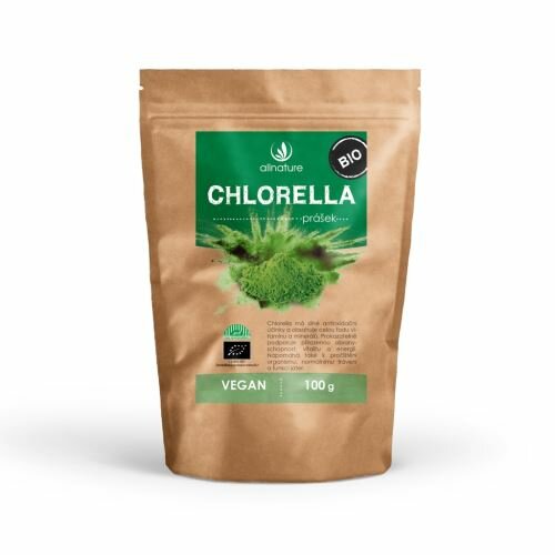 Allnature Chlorella prášek BIO 100 g