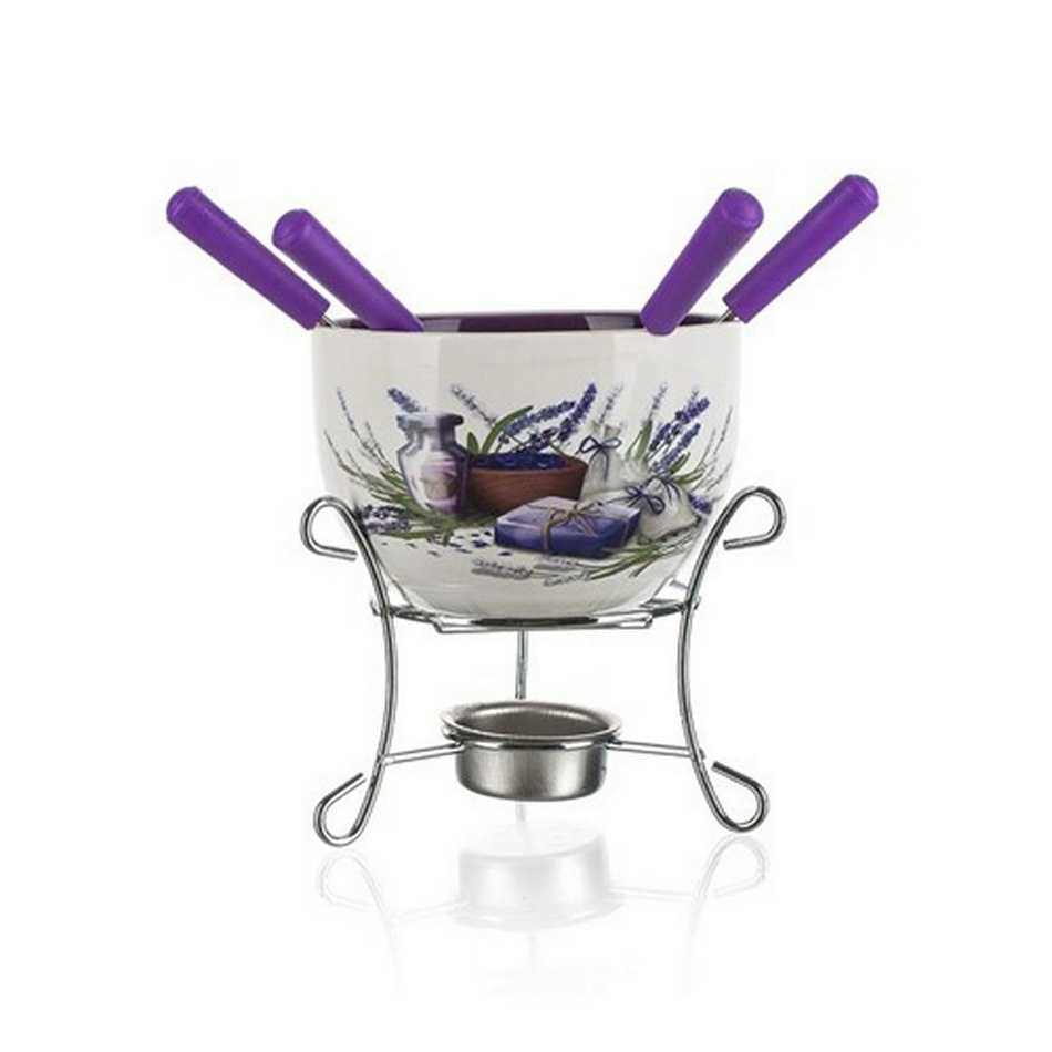 Banquet Sada fondue LAVENDER 6 ks