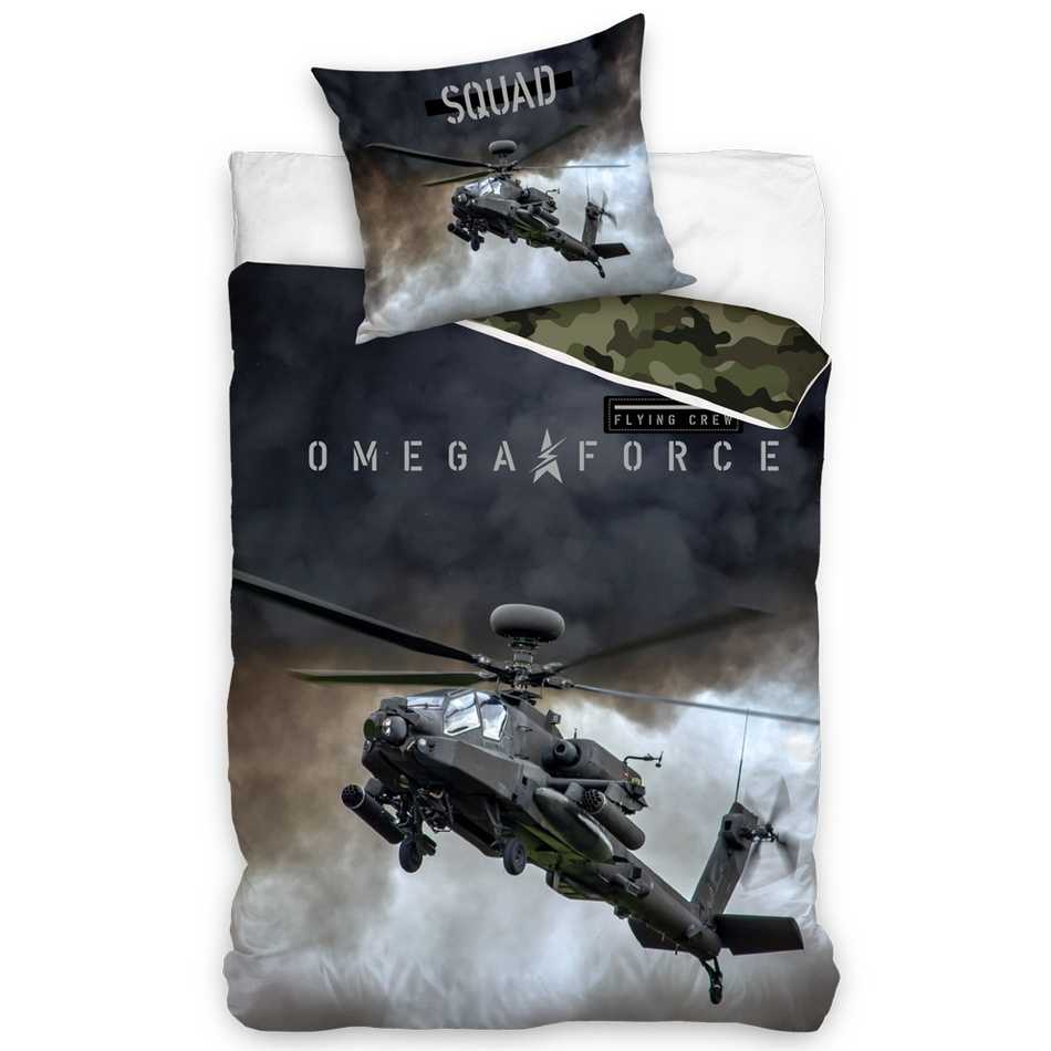 BedTex Bavlněné povlečení Vrtulník Omega Force