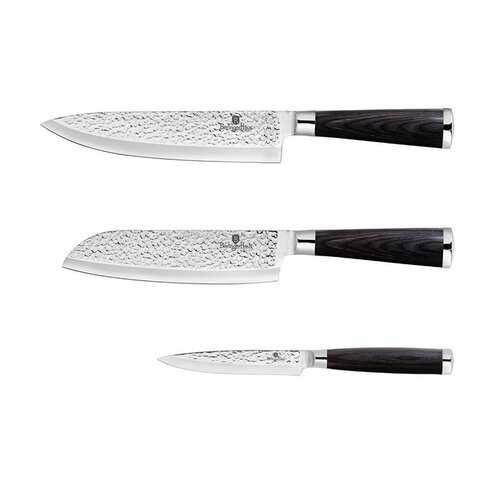 Berlinger Haus 3dílná sada nerezových nožů Primal Gloss Collection Santoku