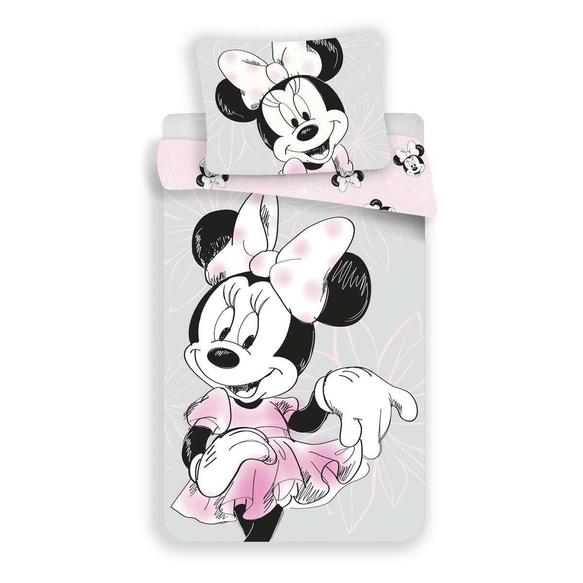 Jerry Fabrics Dětské bavlněné povlečení Minnie Beautiful 02