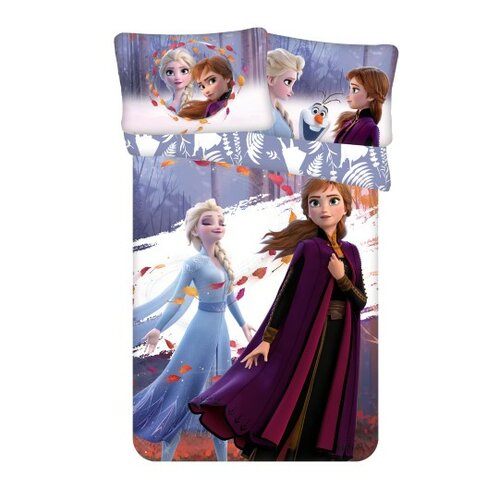 Jerry Fabrics Dětské bavlněné povlečení do postýlky Frozen 2 Leaves baby