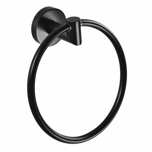 SAPHO XB403 X-Round Black držák ručníků kruh