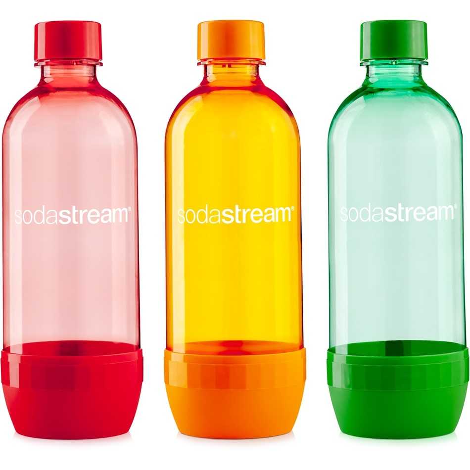 SodaStream Lahev TriPack 1l ORANGE/RED/GREEN