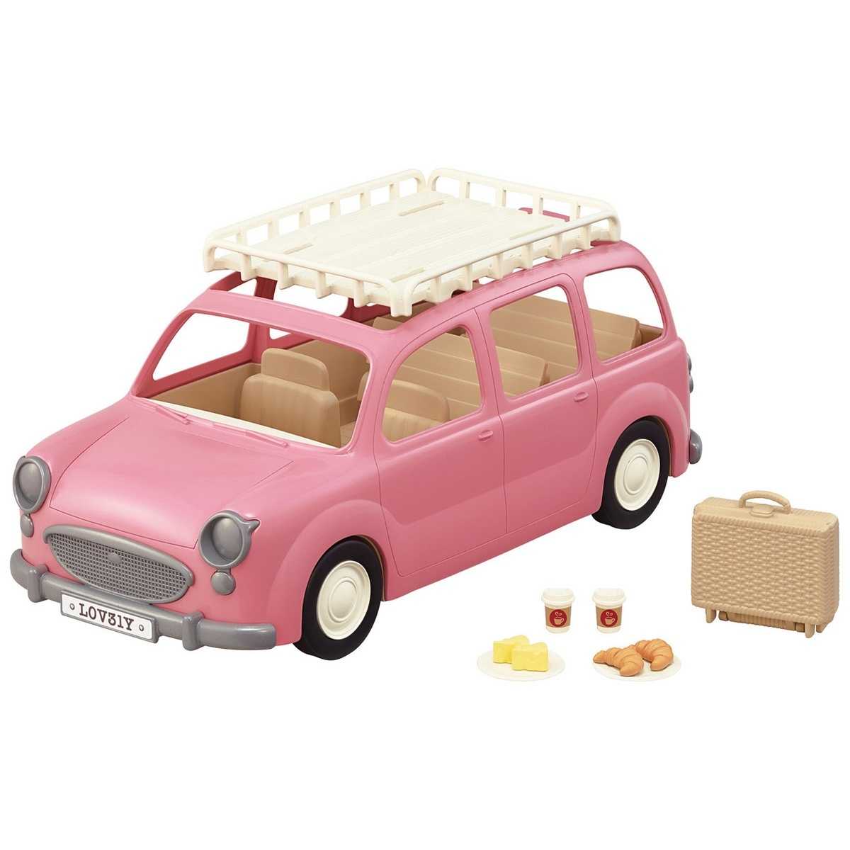 Sylvanian family 5535 Rodinné auto růžové Van