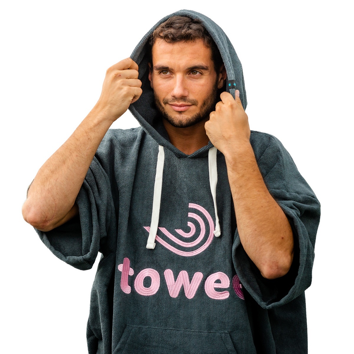 Towee Surf pončo růžová