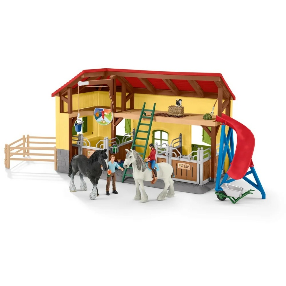 Schleich 42485 Stáj pro koně s příslušenstvím