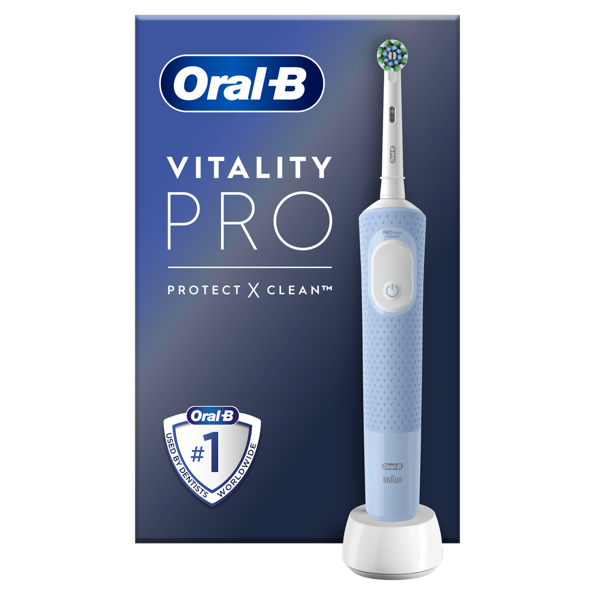 Oral-B Vitality Pro Protect X Vapour Blue elektrický zubní kartáček