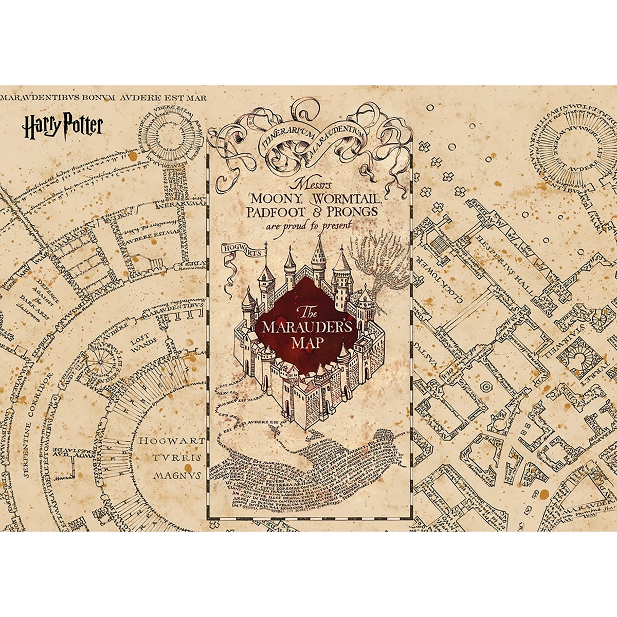 Dětské prostírání Harry Potter Marauders Map