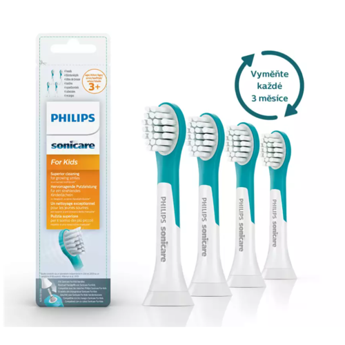 Philips Sonicare kompaktní náhradní hlavice pro děti od 3 let HX6034/33