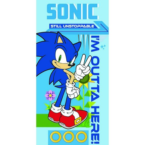 Carbotex Dětská osuška Nezastavitelný Ježek Sonic