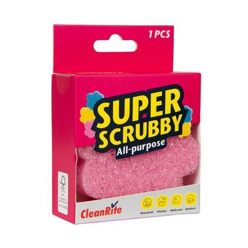 CleanRite Super Scrubby Houbička 10 x 4 cm