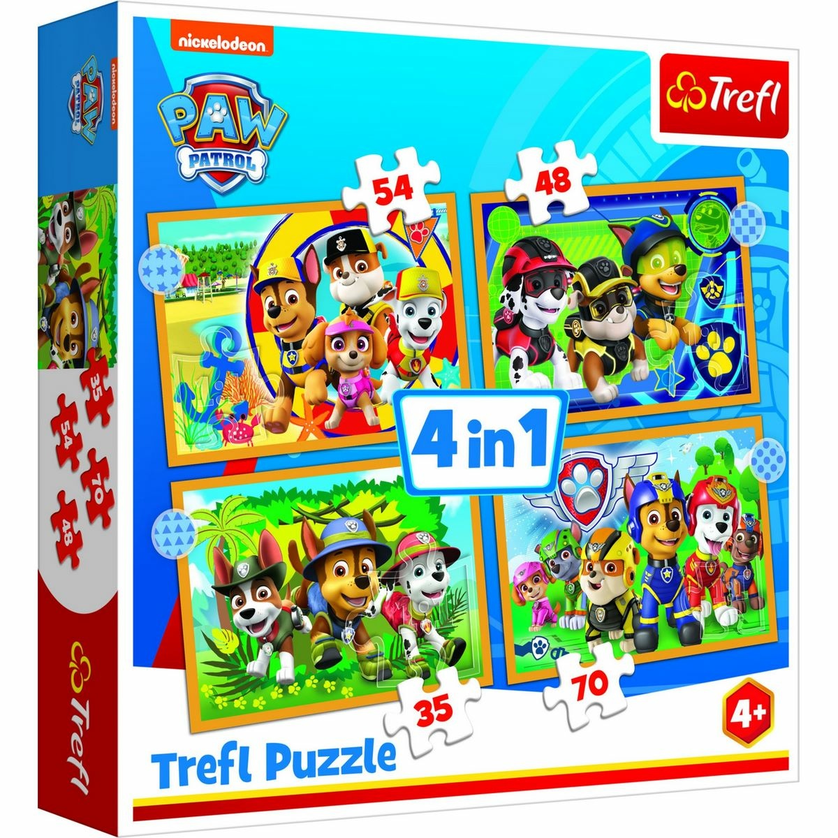 Trefl Puzzle  Prázdniny Tlapková Patrola/Paw Patrol