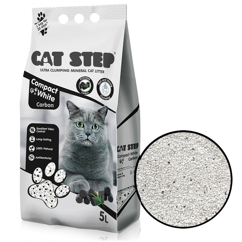 Cat Step Compact White Carbon 5l /4bal//248pal