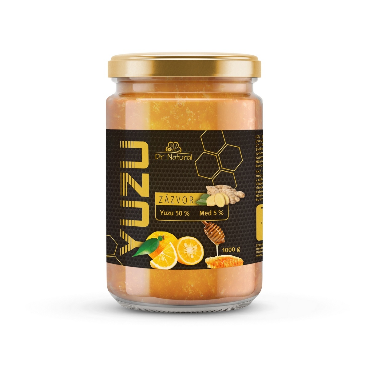 Dr.Natural YUZU a med + zázvor tea