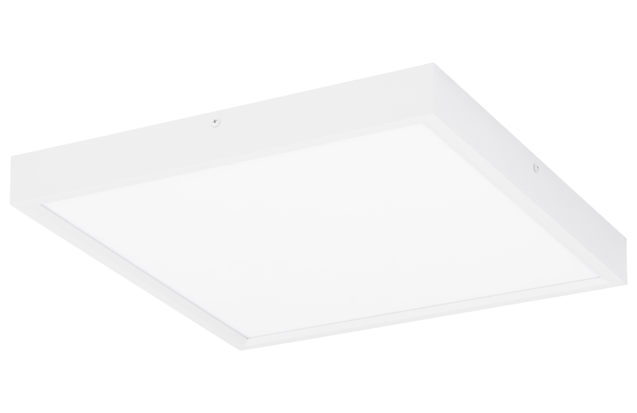 Bílé kovové stropní LED světlo Nova Luce Itos 40 x 40 cm