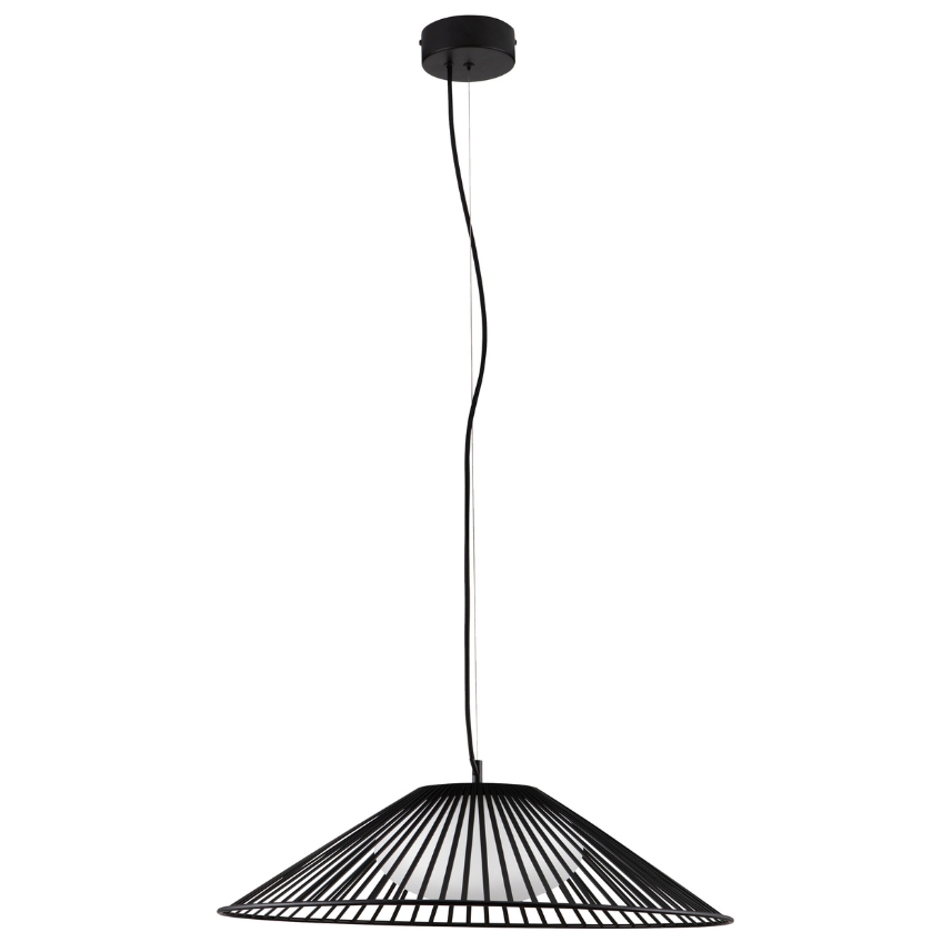 Černé závěsné LED světlo Nova Luce Brume 61 cm