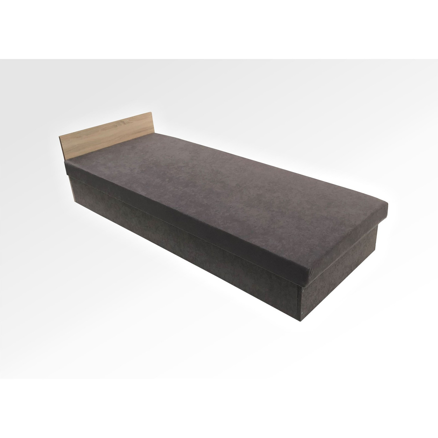 Válenda Chrisi D90 - 90x200 cm Světle modrá Panty vpravo Dub sonoma