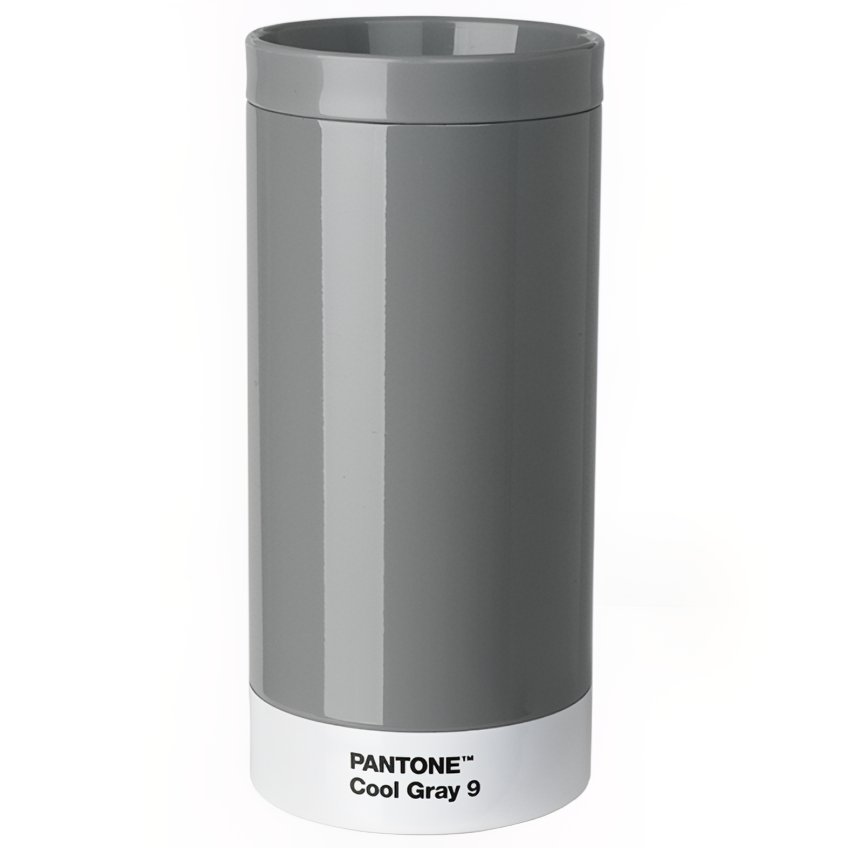 Šedý kovový termohrnek Pantone Cool Gray 9 430 ml