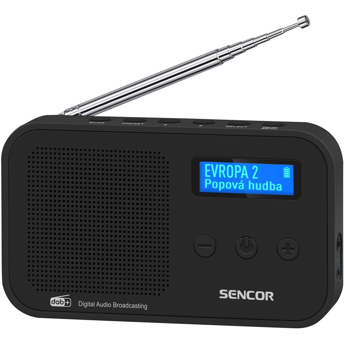 Sencor SRD 7200 B DAB+/FM digitální rádio