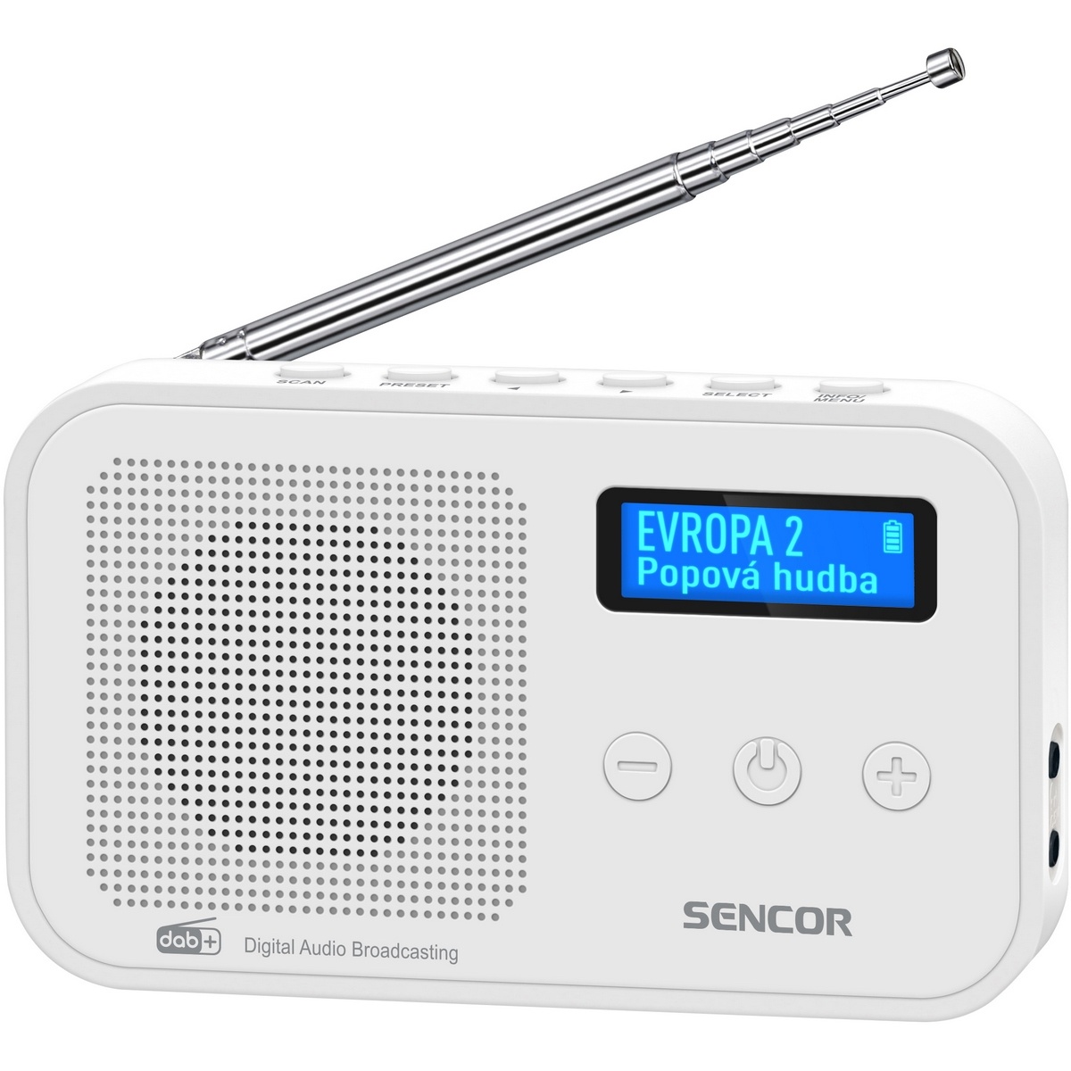 Sencor SRD 7200 W DAB+/FM digitální rádio