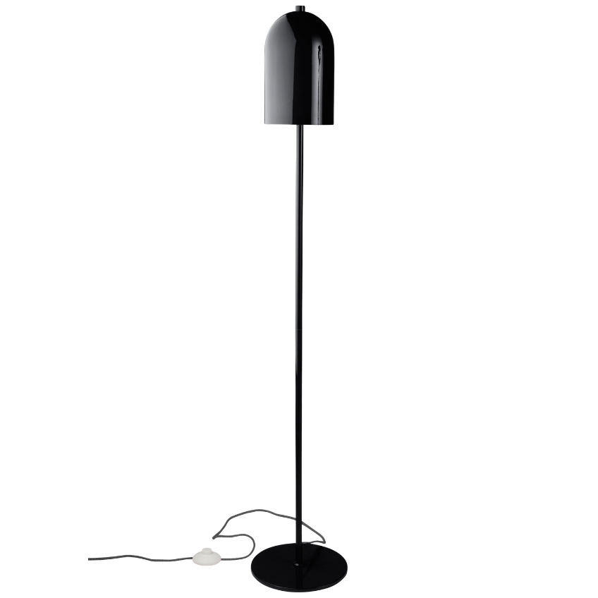 Jotex Černá kovová stojací lampa ARA 130 cm